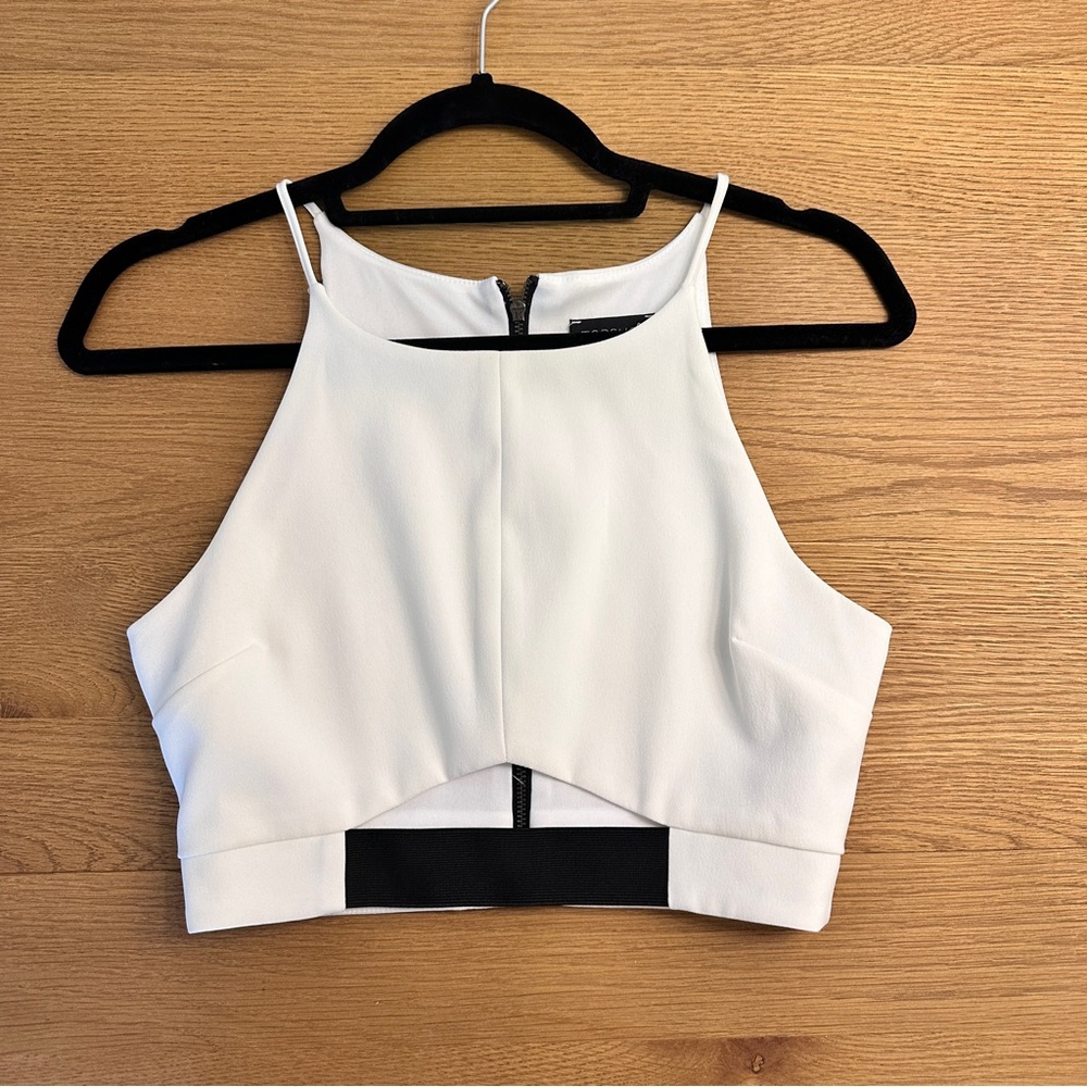 TopShop White Crop Top 🤍